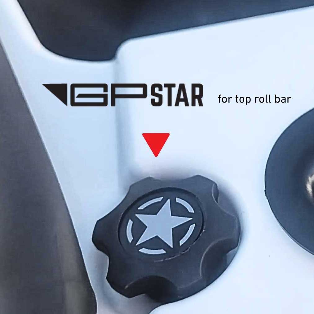 GP-Star Versatile Quick-Release Thumbscrew Set — Jeep Hardtop