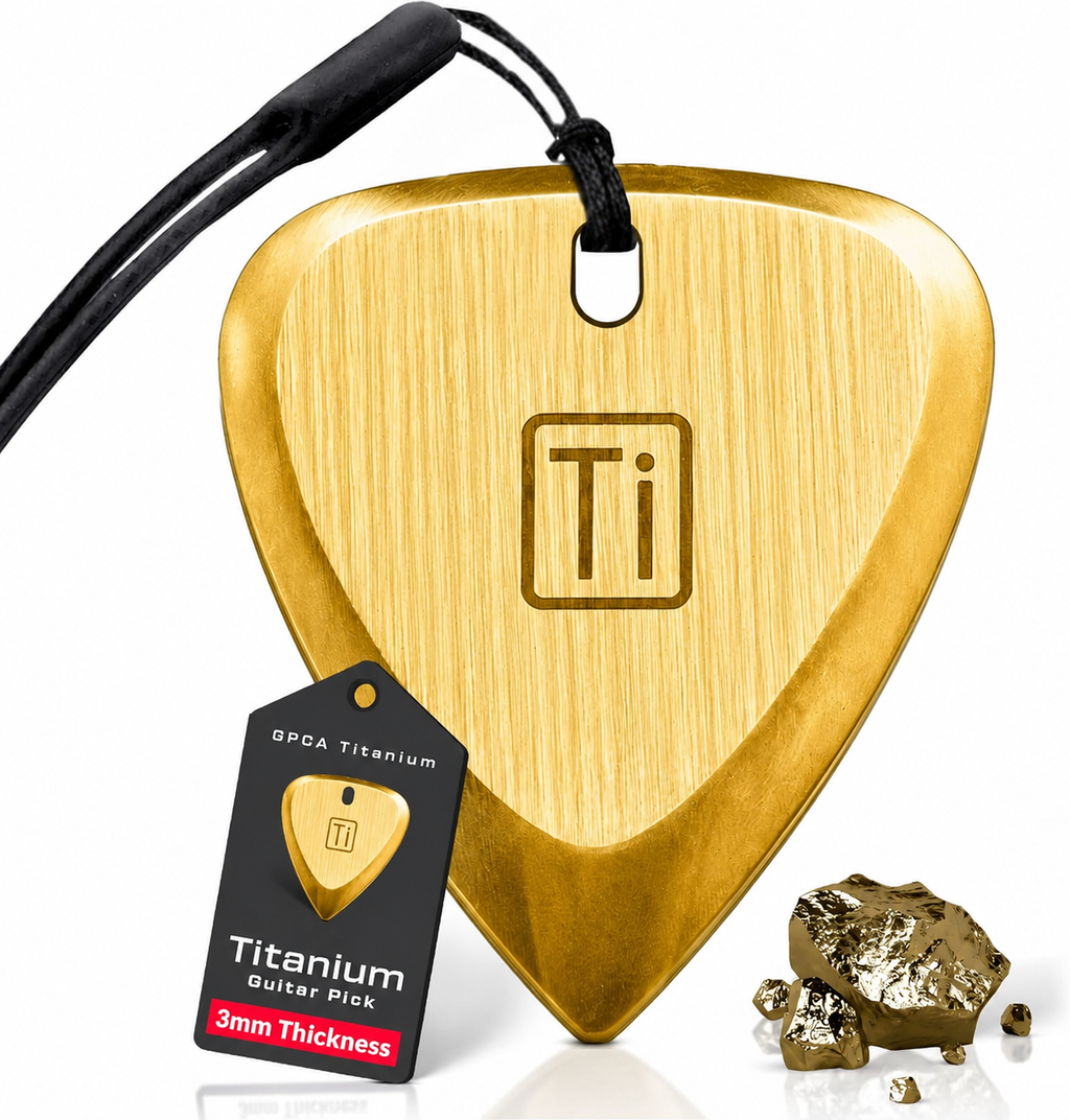 GPCA Titanium Guitar Pick Set