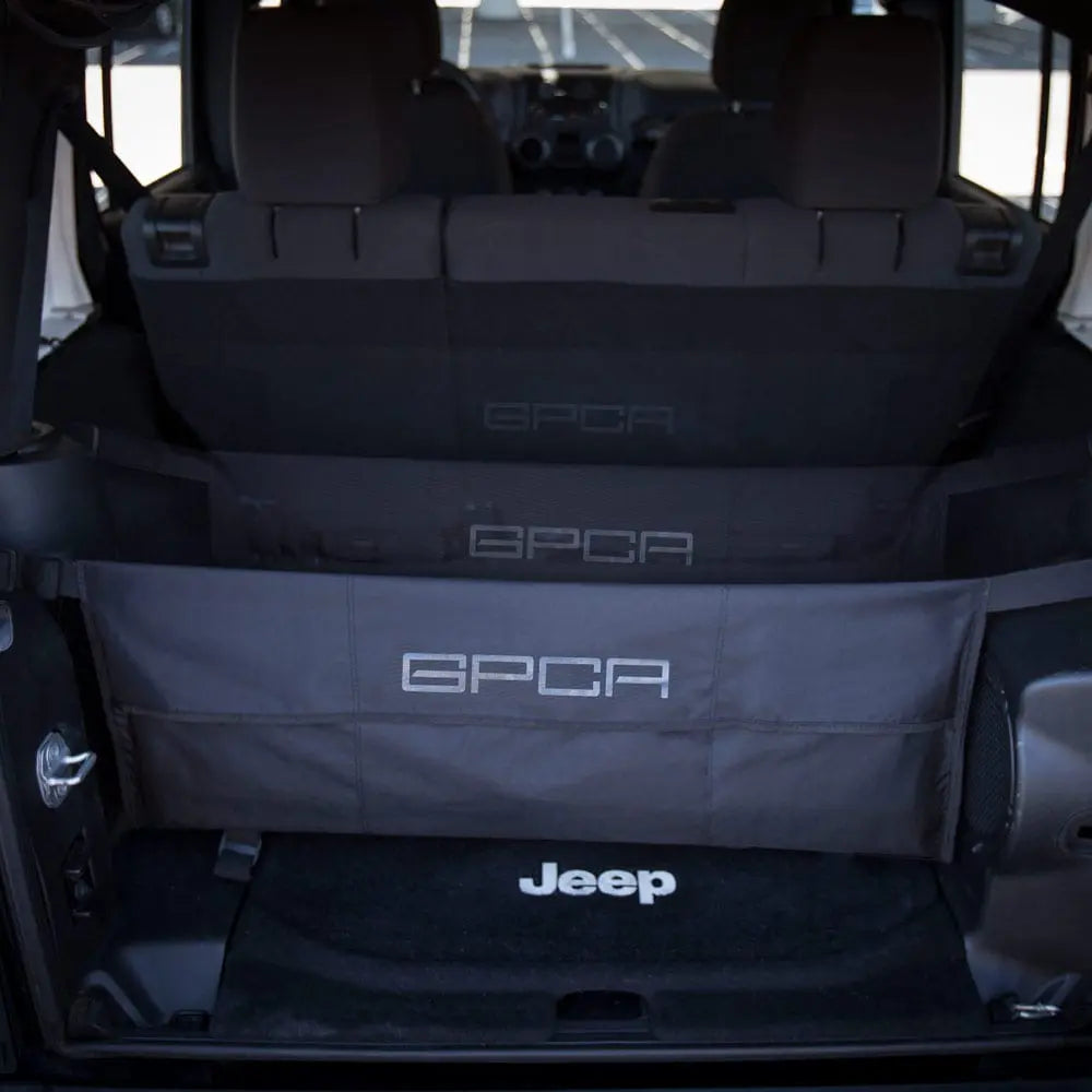 GPCA Jeep Wrangler JK 4DR Cargo Cover PRO Freedom Pack (2007-2018)